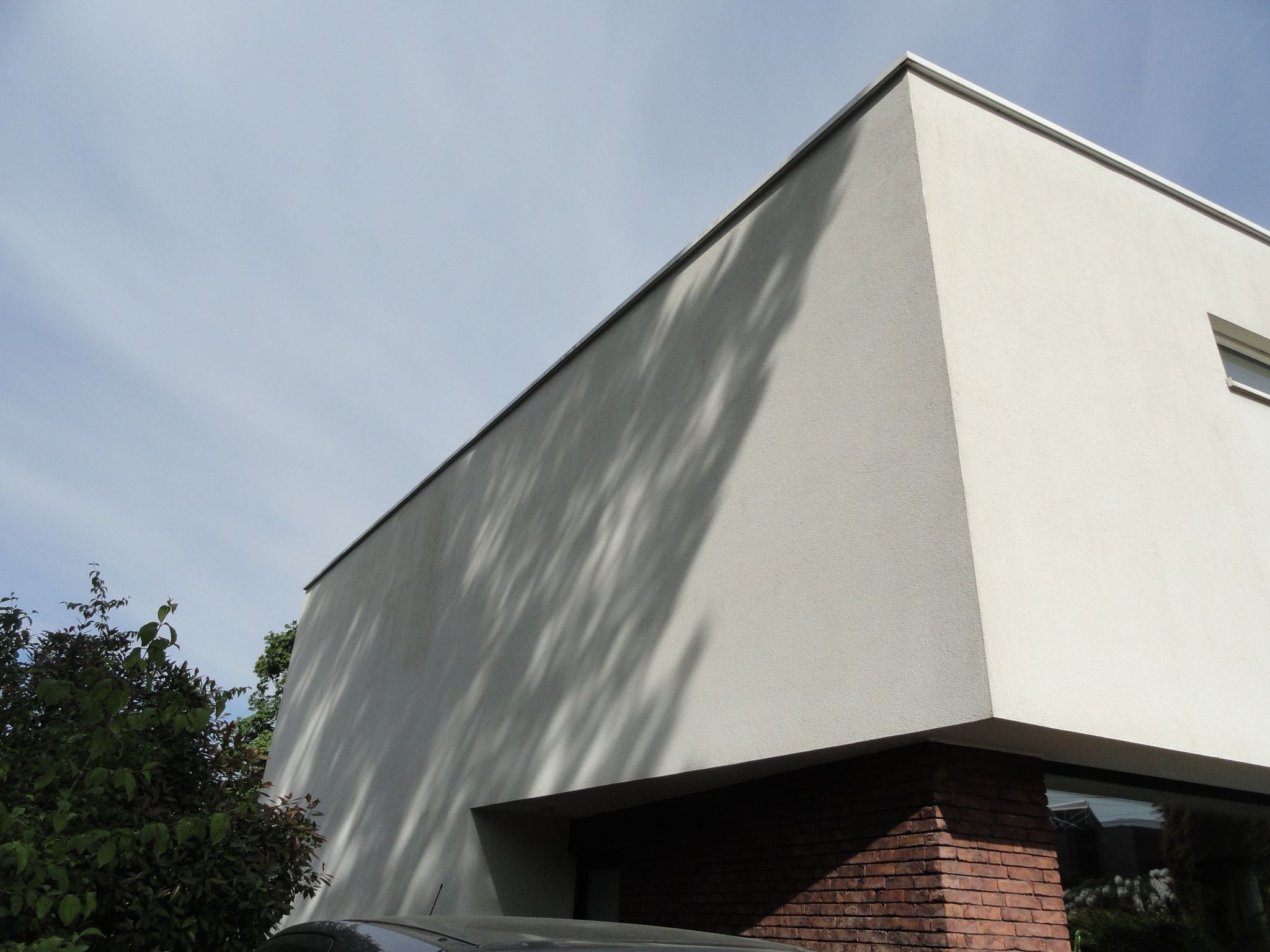 Gevel geschikt voor een beschermende coating